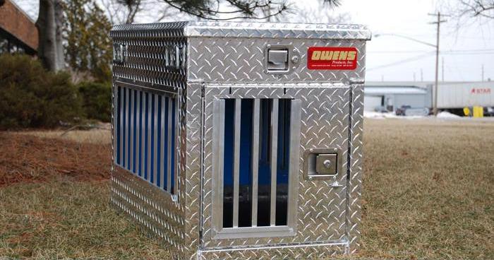 Dog Box - Owens Hunter all seasons aluminum single dog box for truck